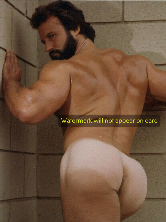 NOTE CARD / George Dana nude from back