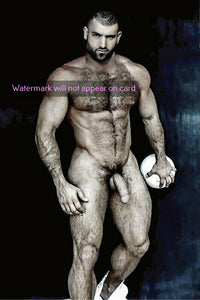 POSTCARD / Handball player nude