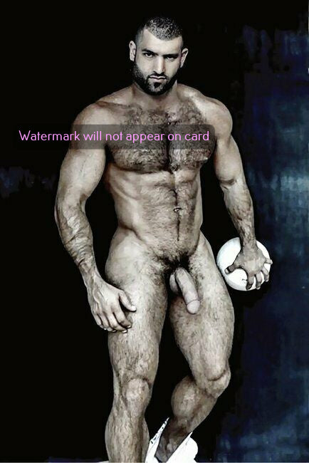 POSTCARD / Handball player nude