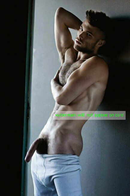 POSTCARD / Andrew Skelton nude in long johns