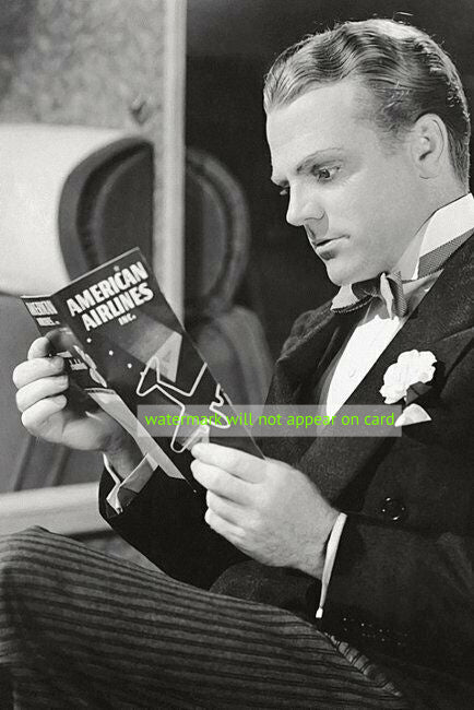 POSTCARD / James Cagney / American Airlines, 1935