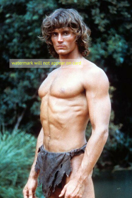 POSTCARD / Miles O'Keefe as Tarzan, 1981