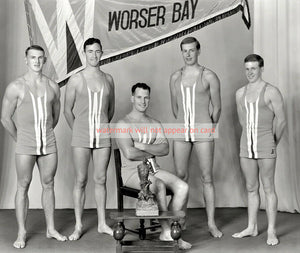 POSTCARD / Lifeguards, Worser Bay New Zealand / 1962