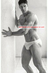 POSTCARD / Alessandro in white underwear