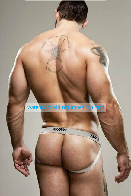 POSTCARD / Larry nude in jockstrap