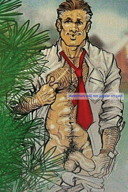 POSTCARD / Sexy daddy in the woods