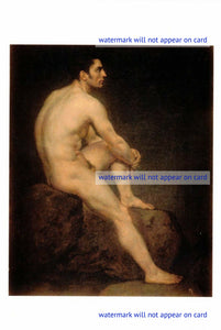 POSTCARD / VAZQUEZ Manuel Ignacio / Male Nude, 1823