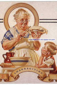 POSTCARD / LEYENDECKER Joseph / Thanksgiving, 1935