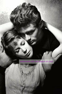 POSTCARD / Julie Harris + James Dean / Rebel without a cause. 1955 / Nicholas Ray