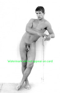 POSTCARD / Martin nude against white